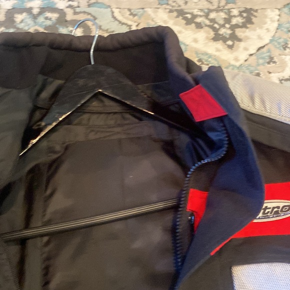 Nitro Mens riding jacket safety Padding. Large black,red, silver - Picture 2 of 14